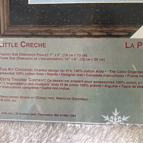 Weekenders LITTLE CRECHE Christmas Nativity Cross Stitch Kit 03323 Jesus Mary - Picture 5 of 5